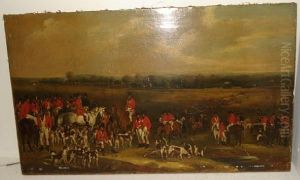 Preparing For The Hunt by John Jnr. Ferneley