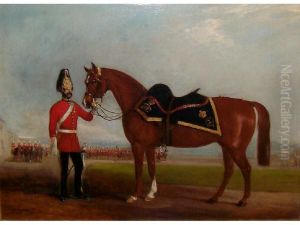 Charger Belonging To Colonel Arthur Bentick by John Jnr. Ferneley