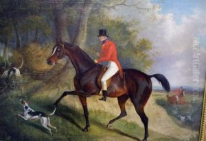 Huntsman On A Chestnut Hunte by John Jnr. Ferneley