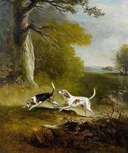 Hounds On The Scent by John Snr Ferneley