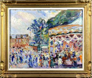 Fete Foraine by Julien Hippolyte Feron