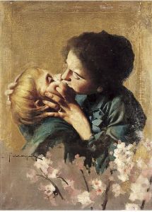 Bacio Di Mamma by Arnaldo Ferraguti