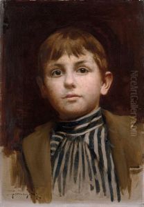 Ritratto Di Fanciulla by Arnaldo Ferraguti