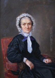 Portrait De Femme Dans Un Fauteuil