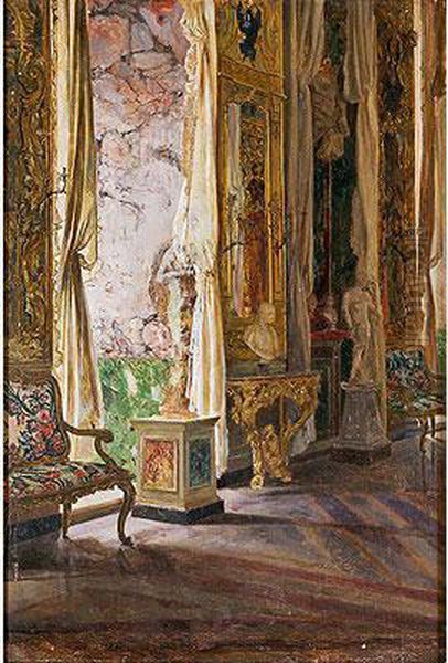 Interior De Un Salon Del Palacio Doria Pamphili - view 1