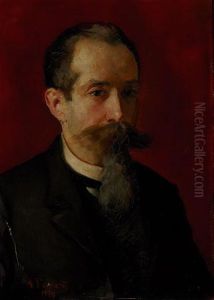 Retrato De Don Rafael Attard Del Casal by Alejandro Ferrant Y Fischermans