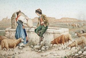 Flirting By The Well by Carlo Ferranti