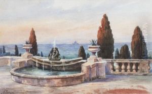 Terrazza A Villa D'este by Arturo Ferrari