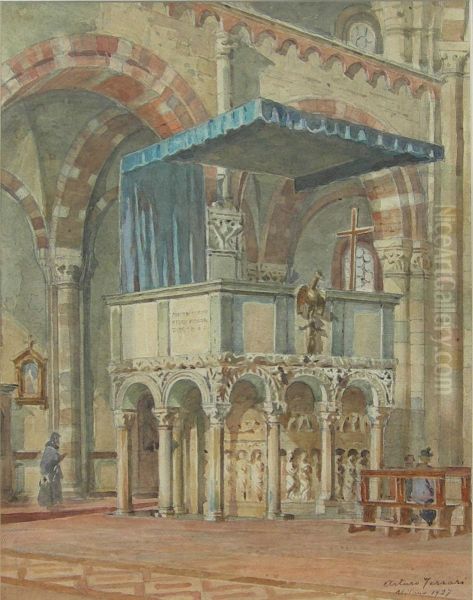 Pulpito Medioevale In S. Ambrogio - view 1