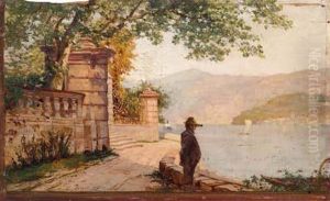 Scrutando Il Lago by Arturo Ferrari