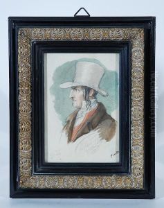 Ritratto Dal Vero Di Bartolomeopinelli by Filippo Ferrari