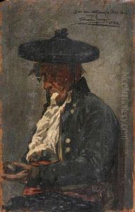 Modelo Con Sombrero. by Pedro Ferrer Calatayud