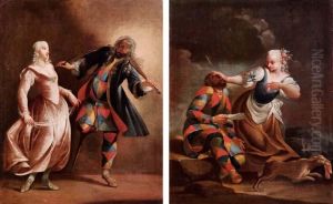 Arlecchino Maestro Di Danza by Giovanni Domenico Ferretti