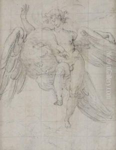 L'enlevement De Ganymede by Giovanni Domenico Ferretti