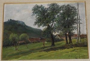 Paesaggio by Emilia Ferrettini Rossotti