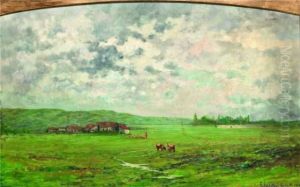 Cascina E Mucche by Emilia Ferrettini Rossotti