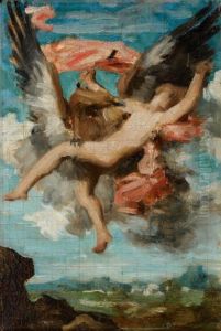 L'enlevement De Ganymede by Gabriel Joseph Marie Augustin Ferrier