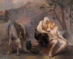 Le Bon Samaritain by Gabriel Joseph Marie Augustin Ferrier