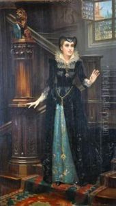 Mary Queen Of Scots by Gabriel Joseph Marie Augustin Ferrier