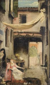 La Toilette De La Favorite by Gabriel Joseph Marie Augustin Ferrier