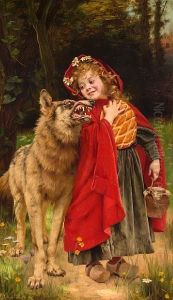 Chaperon Rouge (little Red Riding Hood) by Gabriel Joseph Marie Augustin Ferrier