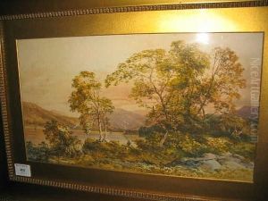 A Fisherman By A Loch by James Ferrier