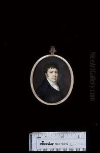 A Gentleman, Wearing Black Coat And White Cravat by Francois Ferriere