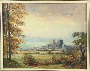 "bamburgh Castle". by William Ferris