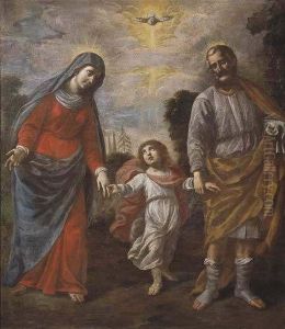 La Sacra Famiglia Di Ritorno Dall'egitto