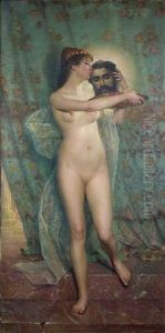 Salome Et La Tete De Saint Jean-baptiste by Jean Georges Ferry