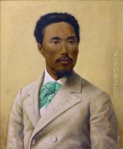 Portrait D'homme by Jean Georges Ferry