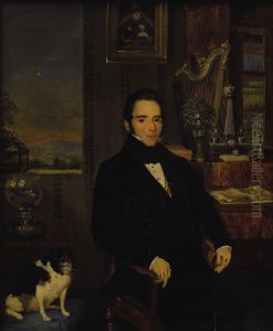 Portrait Of An Elegant Gentleman In His Study