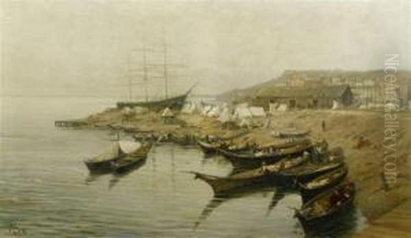 Fishing Boats On The Beach - view 1