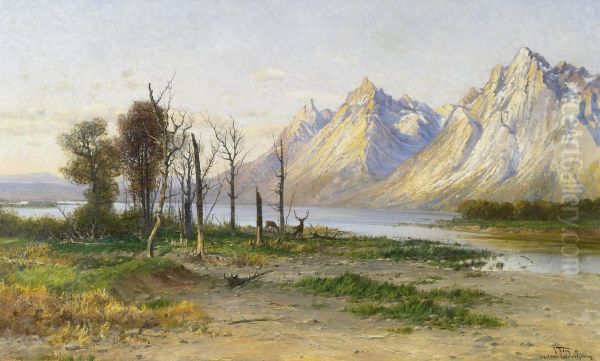 Jackson Lake In Wyoming - view 1