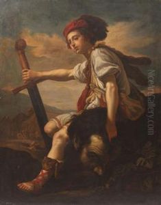 David Med Goliats Hode by Domenico Fetti