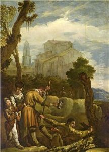 The Blind Leading The Blind by Domenico Fetti
