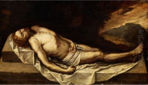 Christus Im Grabe by Domenico Fetti