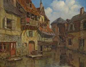 Montargis Pres Paris by Theodor Feucht