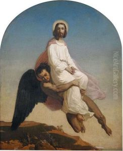 Temptation Of Christ. by Anselm Friedrich Feuerbach