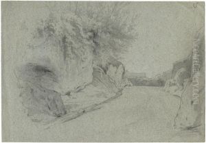 Campagnalandschaft by Anselm Friedrich Feuerbach