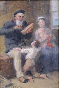 Le Petit Bateau De Bois by Jacques Eugene Feyen