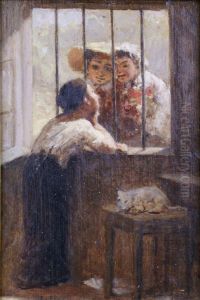La Visite by Jacques Eugene Feyen