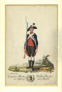 Gregorius Hurler Wacht-meister Von Appenzel Inner Rhoden by Franz Feyerabend
