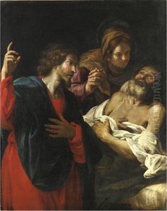 Morte Di San Giuseppe by Domenico Fiasella