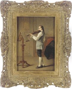 The Violinist by Benjamin Eugene Fichel