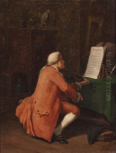 Der Geigenspieler by Jeanne Fichel-Samson