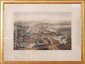 Berne/vue Prise De La Tour Goliath Ou Saint Christophe by Michel Charles Fichot