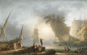Paysage Mediterraneen A L'aurore
