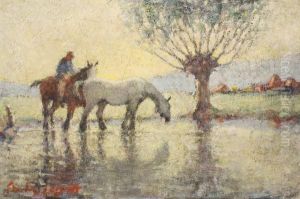 Watering The Horses by Harry Filder
