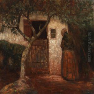 Gammelt Bondehus by Robert Fiebiger